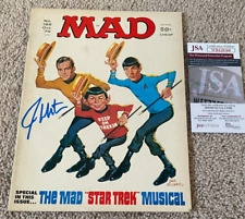 Shatner Signed Mad Magazine Oct 1976 #186 Star Trek. JSA picture