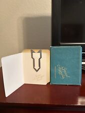 Avon Special Thoughts Metal Silver Arrow Bookmark - 1984 picture