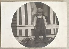 c1910's Cute Little Boy RPPC Photo Antique Postcard picture