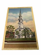 First Baptist Church Providence, R.I. The Oldest Church In America Old Postcard. picture