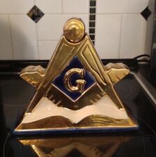 Vintage 1971 Freemason Masonic Compass Whiskey Decanter. GLE picture