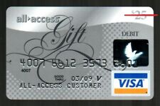 ALL-ACCESS All-Access Customer 2006 Gift Card ( $0 - NO VALUE ) V1 picture