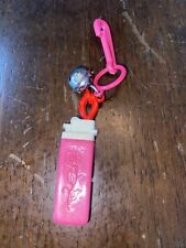 Vintage 1980s Plastic Bell Charm Pink Lighter For 80s Charm Necklace picture