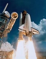 MAIDEN LAUNCH OF SPACE SHUTTLE ATLANTIS IN 1985 - 8X10 NASA PHOTO (EP-269) picture