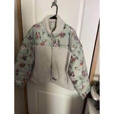 Disney Park Haunted Mansion Puffy Puffer Sherpa Jacket Leota Hatbox Ghost XL picture