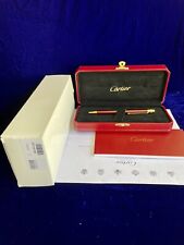 Authentic Cartier Pen Santos de Cartier Bordeaux Ballpoint Pen New Full Set Box picture