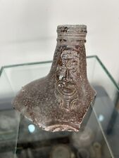 17th Century Bellarmine Face Fragment, Tongue Sticking Out, German Stoneware picture
