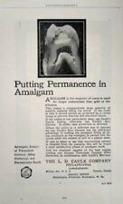 1917 L.D. Caulk Milford Delaware Dental Art Decor Vintage Print Advertising picture