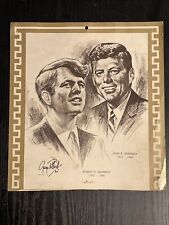 JFK George Pollard Robert Kennedy Original Art Picture Vintage Collectible 1968 picture