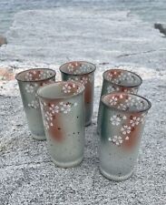 Arita Tradition Japanese Cherry Blossom Tea Cup Set 5  Sake Ceramic Mugs Japan picture