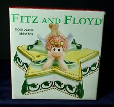 NEW Fitz and Floyd  Moon Beams Star Shaped Whimsical Lidded Large Trinket Box picture