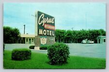 Sikeston Missouri MO Cyrus Motel Advertising - Dexter Press VINTAGE Postcard picture
