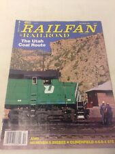 Vintage Railfan Railroad Magazine  Octomber 1988 picture