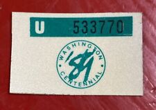 Original 1989 Washington Motor Vehicle License Plate Tag. Same For Car And Truck picture