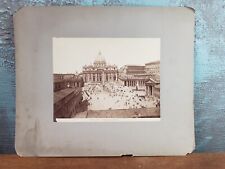 c1880s Large Albumen Photo St. Peter's Basilica 8