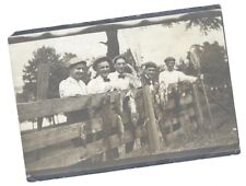 c1910s Group Of 5 Men Dapper Fish Gay Interest ? Snapshot Photo Snap picture