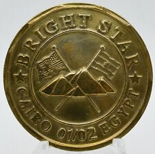 Operation Bright Star Cairo Egypt 01/02 Challenge Coin US CENTCOM picture