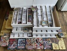 Yugioh 300 Cards Bundle Collection Joblot with 30 Holos INCLUDES YUGIOH TIN picture