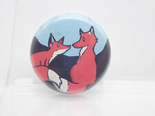 Two Foxes Vintage Button picture