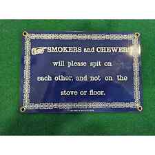 Andy Rooney's Porcelain enameled advertising Signs Smokers and Chewers picture