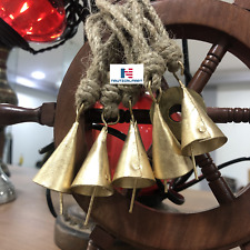 NauticalMart 5 Rustic Bell Handmade Metal Vintage Hanging Bell for Decorations picture