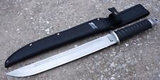 Tanto Knife Rubber Handle Modern Japanease Style Heavy Gauge 5mm Thick Blade 17