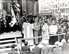 1913 SAN FRANCISCO~CEREMONY for LAYING of CORNER STONE@MISSION DOLORES~NEGATIVE picture
