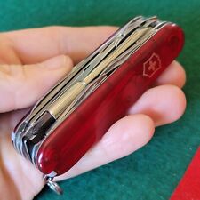 Victorinox Swiss Army Officer Suisse Cybertool Red Multitool Pocket Knife  picture