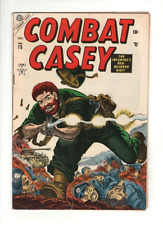COMBAT CASEY #13 VG/F, Robert Q. Sale art, Atlas pre code war violence 1953 picture