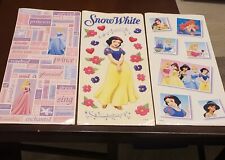 Vintage Lot of 3 Sandylion Disney Scrapebook Sticker Snow White Princess New picture