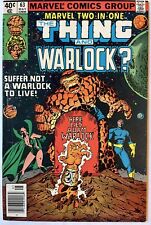 Marvel Two-in-One #63 • Classic Cover By George Perez The Thing & Warlock picture