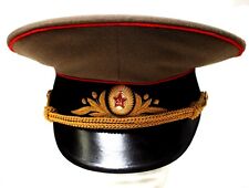 Authentic USSR Embroidered Hat Service General Uniform & General Cap Badge #105 picture