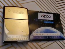 1999 Zippo Millenium Edition One World One Future Lighter Sealed Unfired RARE picture