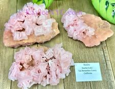 Wholesale Lot 3 Pcs Natural Pink Halite Crystal Raw Healing Energy picture