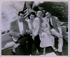 LG871 1952 Orig Photo MARIO BETTY LANZA ANDY DELLA RUSSELL Lake Mead Celebrities picture