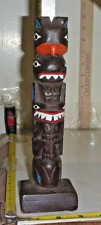 Vtg Decorative Totem Pole - Authentic Alaska Craft (Ketchican) ~8½” Tall picture