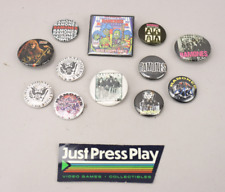 Lot of 12 VTG 80's Ramones Punk Pins Pinback Buttons - Joey, Wanted + picture