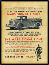 1949 Mars Signal Light New Metal Sign: Mack Fire Truck - Chicago, Illinois picture