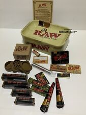 RAW Rolling Papers MUNCHIES SMOKER'S GIFT BOX + 18 RAW GOODIES (read listing) picture