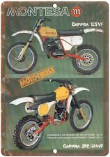 Montesa Cappra 125VF Moto-Cross Vintage Ad Reproduction Metal Sign A376 picture