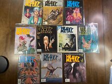 Heavy Metal Magazine Comic Lot of 10 : All from the Year 1981 - picture