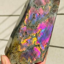 662g Rare Amazing Natural Purple Labradorite Quartz Crystal Specimen Healing picture