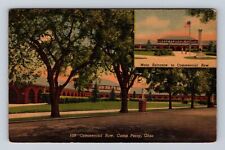 Camp Perry OH-Ohio, Commercial Row, Antique, Vintage Souvenir Postcard picture