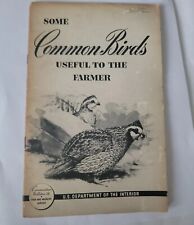 Some Common Birds Useful to the Farmer 1948 US Dept of Interior Booklet FEL Beal picture