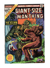 Giant Size Man-Thing #1 - vs The Glob - Marvel Comics 1974 - Higher Grade picture