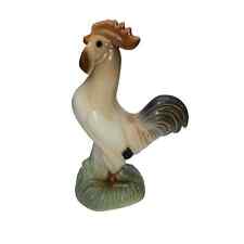 Rooster Figurine ~ Glossy porcelain ~ 4 1/2