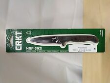 CRKT M16-01KS Carson Design Great Condition Black Steel Pocket Folding Knife picture
