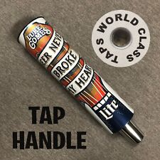 limited MILLER LITE LUKE COMBS Beer Never Broke My Heart TAP HANDLE MARKER PULL picture