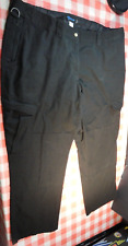 GALLS SECURITY MILITARY TACTICAL BLACK COMBAT CARGO MULTI-POCKET PANTS 45X28 picture