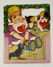 Vintage Valentine Card St. Valentine Day picture